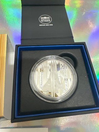 10 euro Argento Monnaie de Paris Concorde 50 Anni