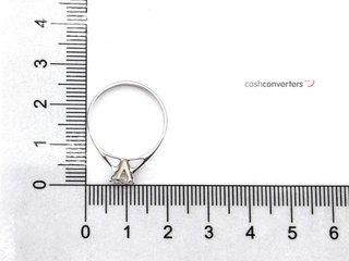 anillo oro 18k con piedra con circonita