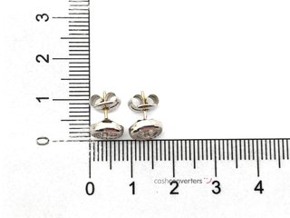 pendientes oro 18k con circonita