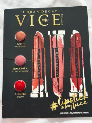 Urban Decay Vice Lipstick Muestras