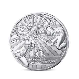Francia 2025 lote 4 monedas plata 10€ Wonder Woman