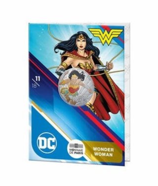Francia 2025 lote 4 monedas plata 10€ Wonder Woman
