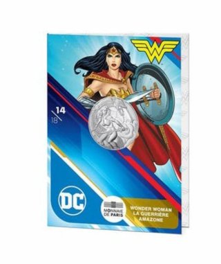 Francia 2025 lote 4 monedas plata 10€ Wonder Woman
