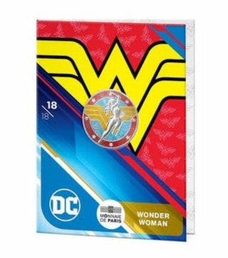 Francia 2025 lote 4 monedas plata 10€ Wonder Woman