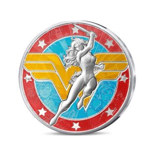 Francia 2025 lote 4 monedas plata 10€ Wonder Woman