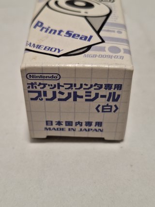 Game Boy Printer PrintSeal papel impresora blanco