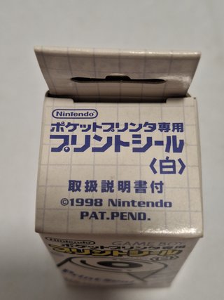 Game Boy Printer PrintSeal papel impresora blanco