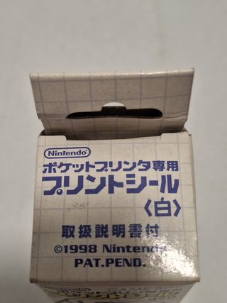 Game Boy Printer PrintSeal papel impresora blanco