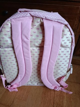 Mochila escolar infantil rosa