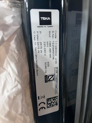 Horno y Vitrocerámica Teka