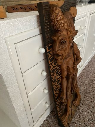 Talla de madera artesanal