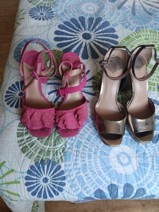 Lote de 2 pares de zapatos