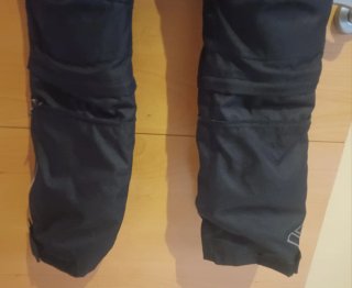 Pantalón de moto infantil con tirantes