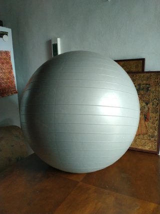 Pelota de Pilates Gris