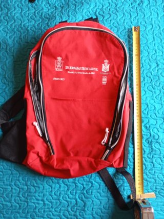 Mochila Reebok Roja y Negra