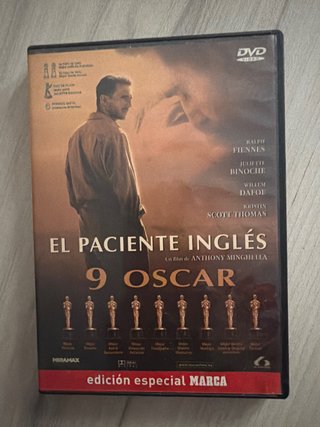 DVD El Paciente Inglés 9 Oscars