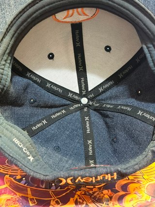 Gorra Hurley Gris y Naranja Flexfit Talla S/M