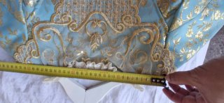 Traje Fallera 11-13 años Celeste y Oro