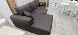 Sofá chaise longue con asientos deslizantes y resp