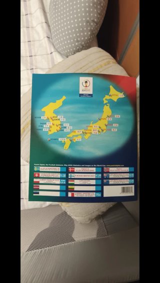 Álbum plancha Mundial Corea Japón 2002 Panini