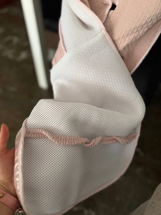 Colchoneta silla bebé rosa