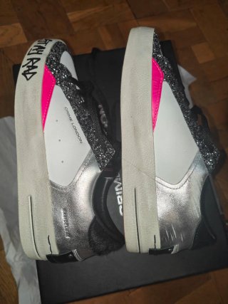 Zapatillas CRIME LONDON Plata/Blanco