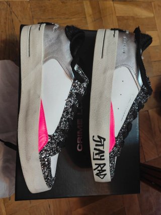 Zapatillas CRIME LONDON Plata/Blanco
