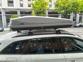 Baúl portaequipaje techo coche Cruz
