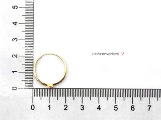 anillo oro 18k con piedra con circonita t. 17 (18,16 mm)