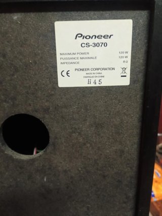 Pioneer CS-3070 Altavoces