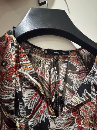 Vestido estampado paisley