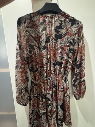 Vestido estampado paisley