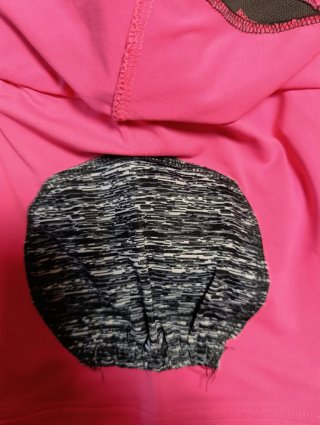 Falda pantalón(M) tenis/pádel negra y rosa