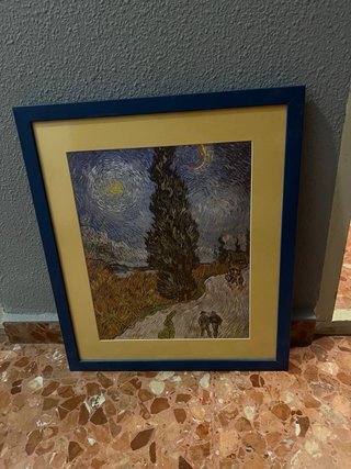 Cuadro Terraza de café por la noche Van Gogh