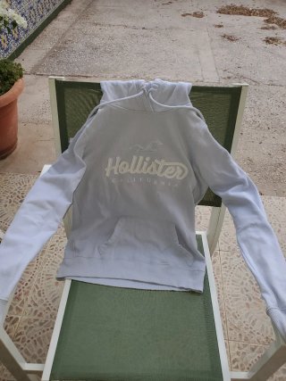 Sudadera Hollister California Azul Claro