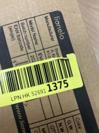 Lionelo Eva Beige Melange barrera para la cama