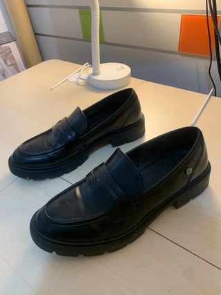 Mocasines negros talla 38