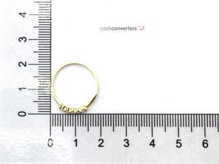 anillo oro 18k con circonita