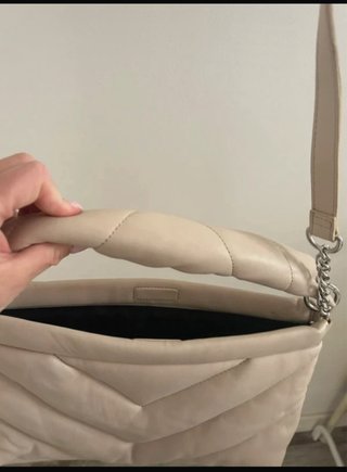 Bolso Zara Beige Acolchado