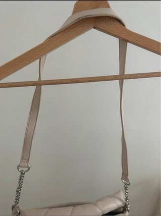 Bolso Zara Beige Acolchado