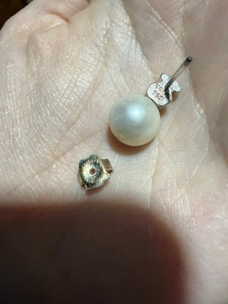 Pendientes Tous Oso Perla Plata