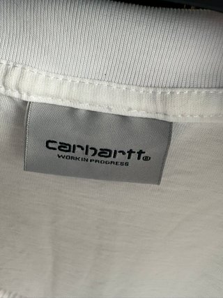 Camiseta Carhartt Blanca Logo Bordado