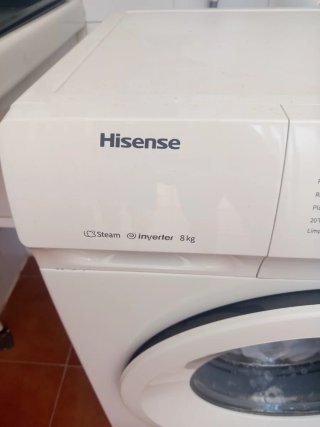 Lavadora Hisense Inverter 8kg