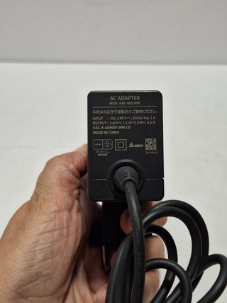 Cargador original Nintendo Switch cable enchufe