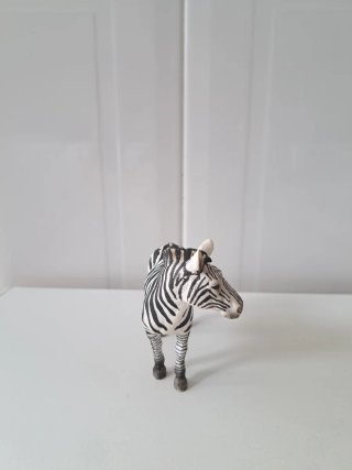 Lote 2 cebras Schleich antiguas: adulta y cría