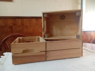 Cajas de madera para organizar