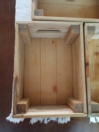 Cajas de madera para organizar