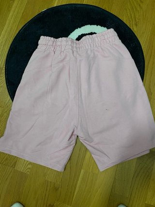 Conjunto 2 Pantalones Cortos Bershka Gris y Rosa