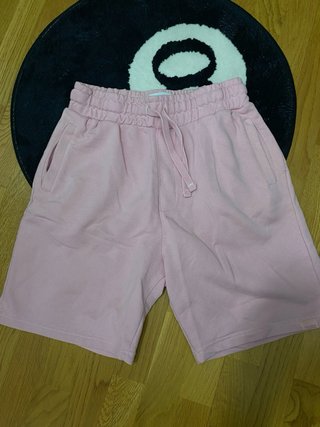 Conjunto 2 Pantalones Cortos Bershka Gris y Rosa