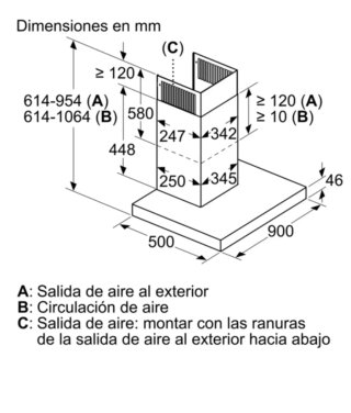 Campana Balay 3BC997GX 90cm Nueva